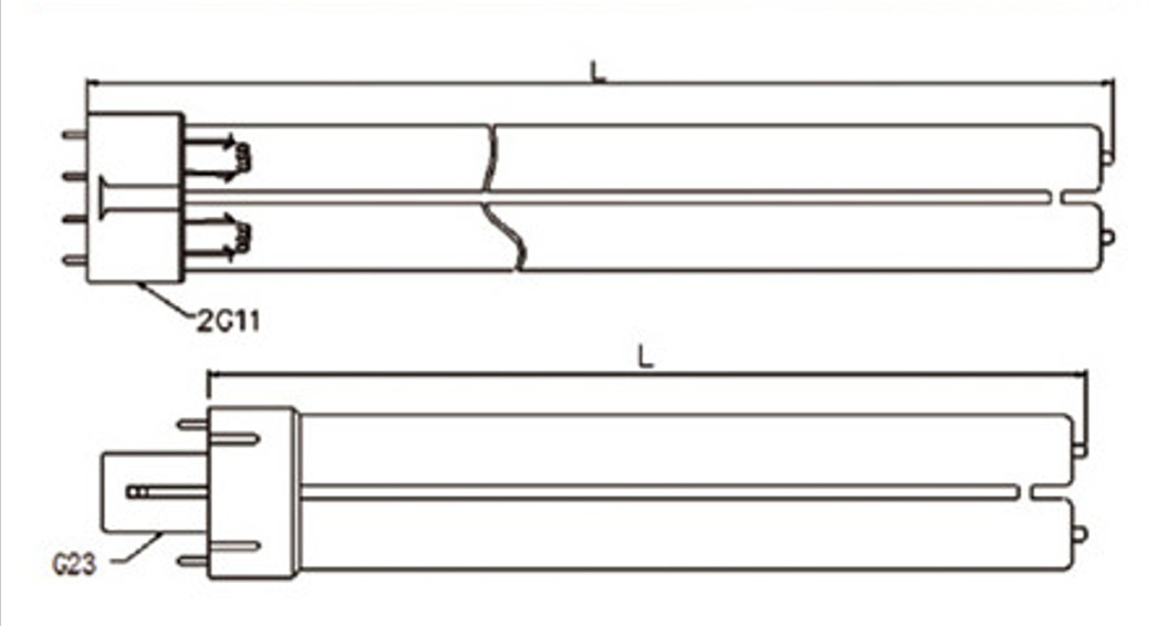 UV curing lamp for wood coating
